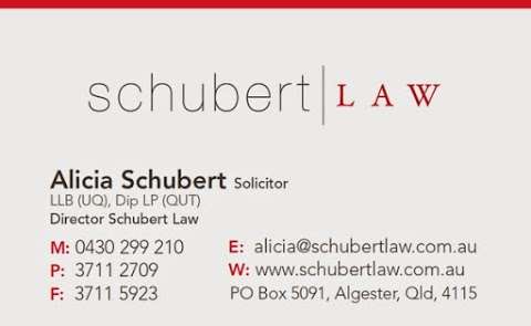Photo: Schubert Law Pty Ltd
